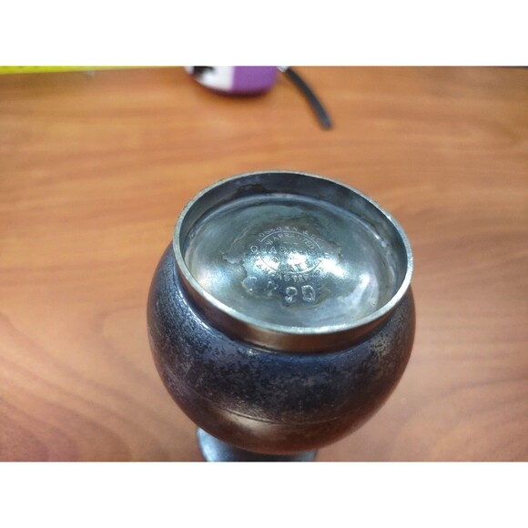 Antique Vase Pitcher Osborn & Co Quadruple Silver Plate Etched - Picture 8 of 8